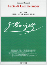 Lucia di Lammermoor: Ricordi Opera Vocal Score Series